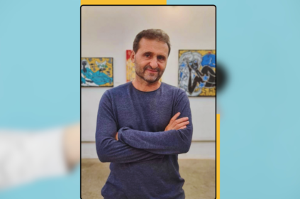 Foto do artista plástico e entrevistado da semana: Bruno Castaing.