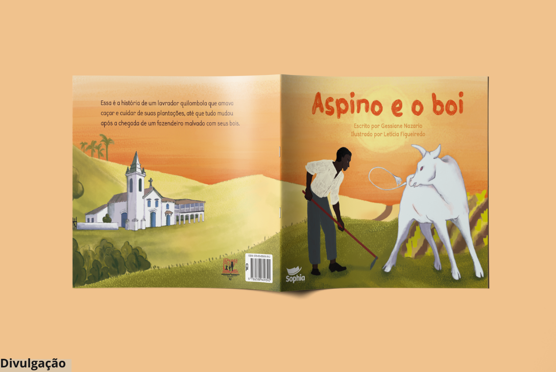 Capa do livro Aspino e o Boi.