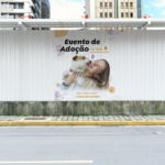 Imagem-montagem com banner de divulgação do evento.