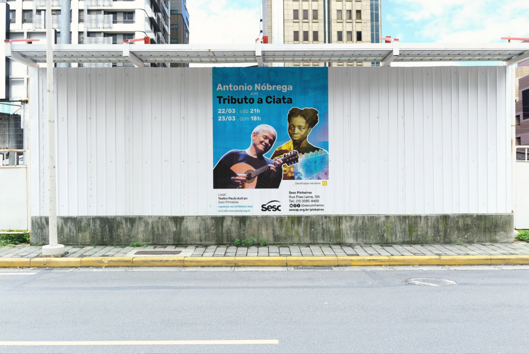 Imagem-montagem com banner de divulgação do evento.
