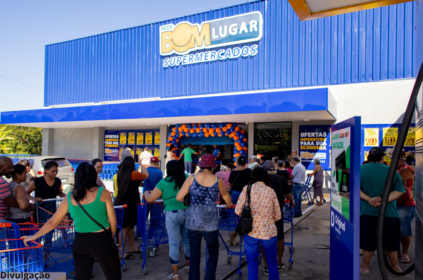 Foto da nova loja inaugurada da Rede Bom Lugar.