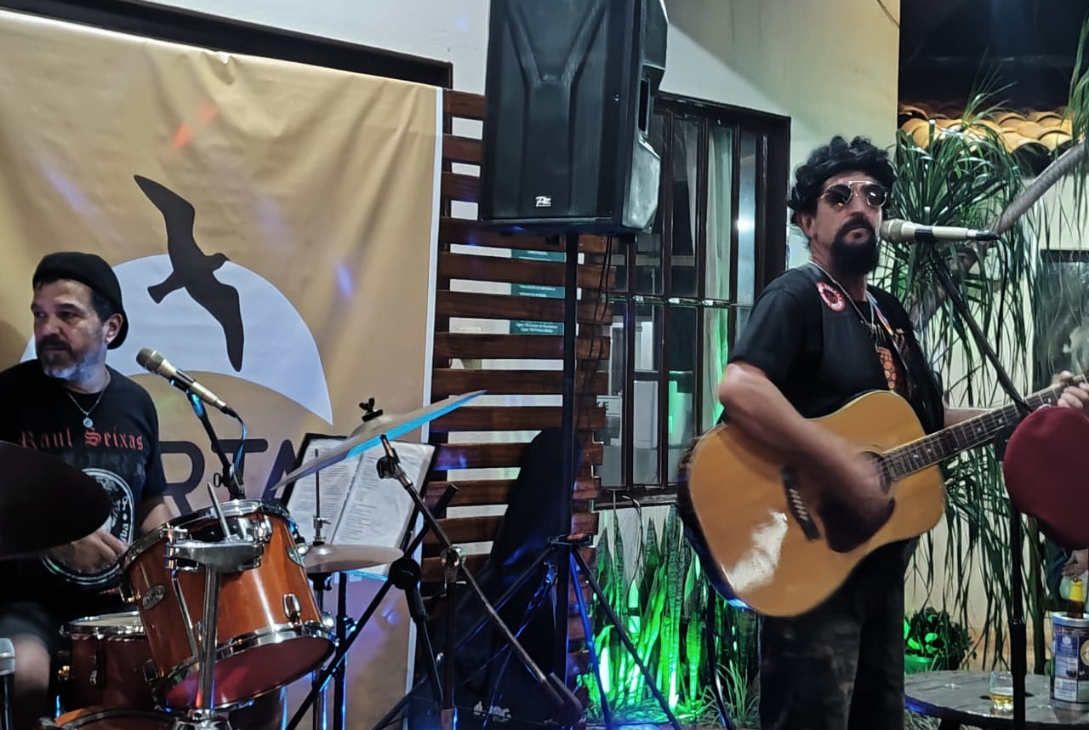 Foto do evento do show cover do Raul Seixas no Portal - Hotel e Restaurante.