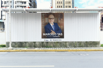 Imagem-montagem com banner de divulgação do evento.