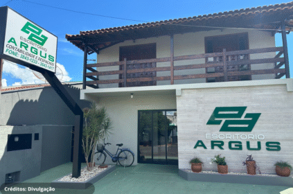 Fachada do escritório Argus de Contabilidade.