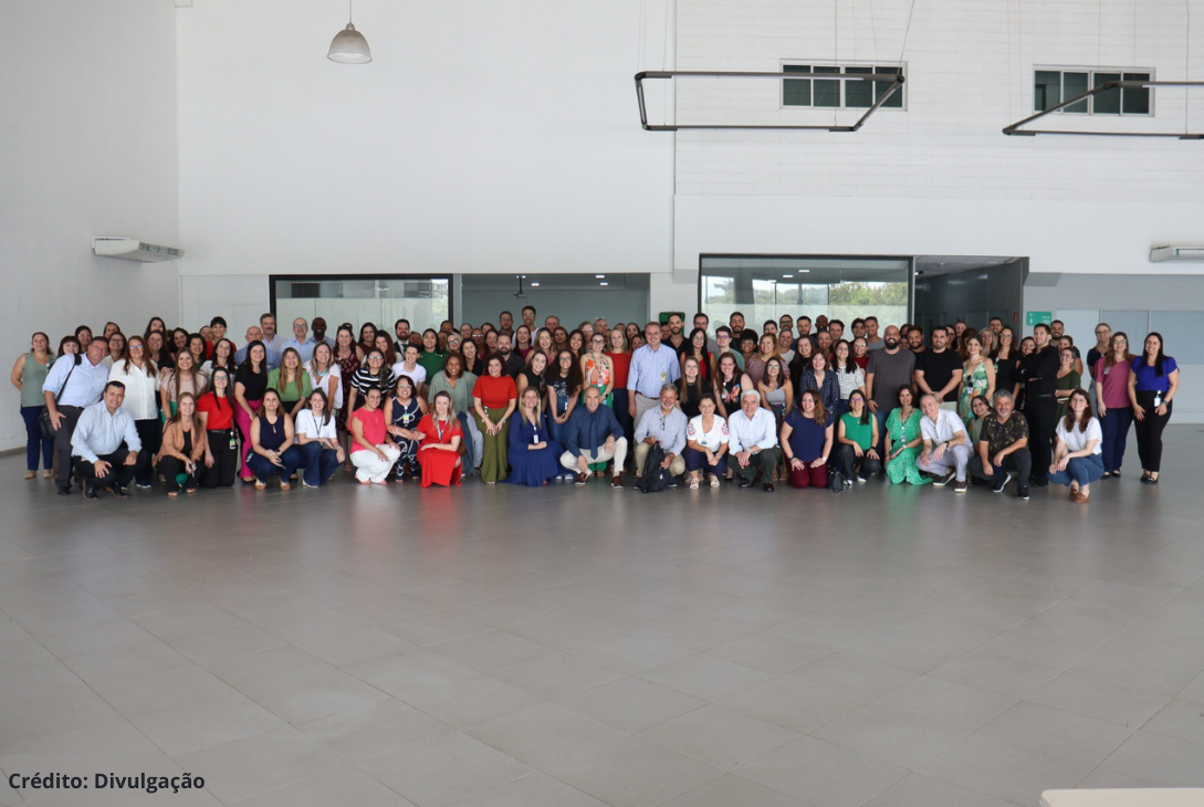 Foto de grupo de colaboradores da Unimed Sorocaba.