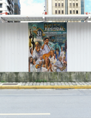 Imagem-montagem com banner de divulgação do evento.