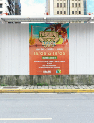 Imagem-montagem com banner de divulgação do evento.