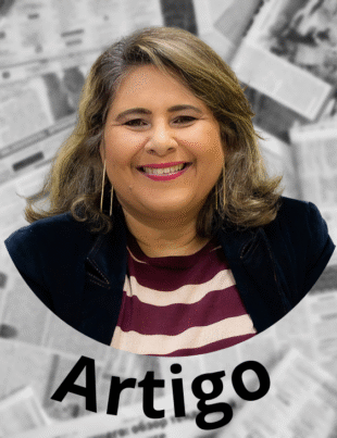Foto-montagem da autora do artigo sobre como inteligência artificial, dados e CX se integram para gerar fidelização e eficiência estratégica.