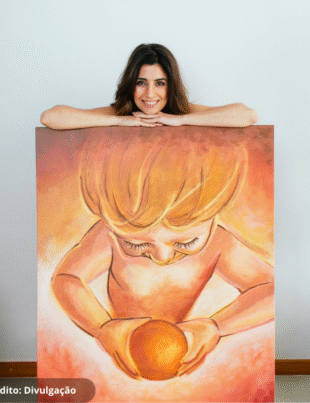 Foto da artista plástica Isabella D'Elia.