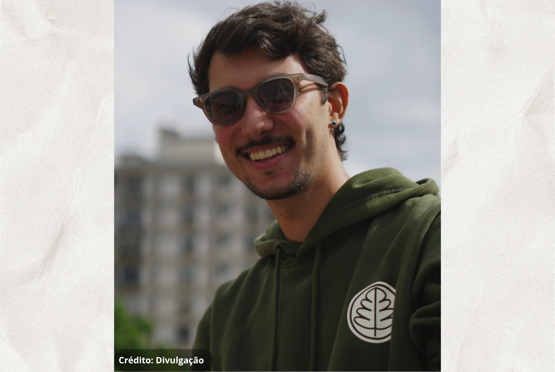 Foto do cantor entrevistado.