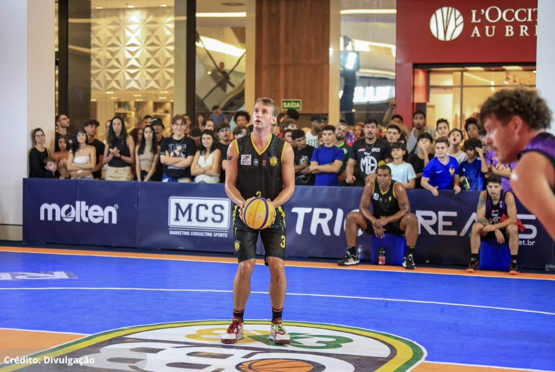Foto de uma das partidas do FIBA 3x3 Challenger.