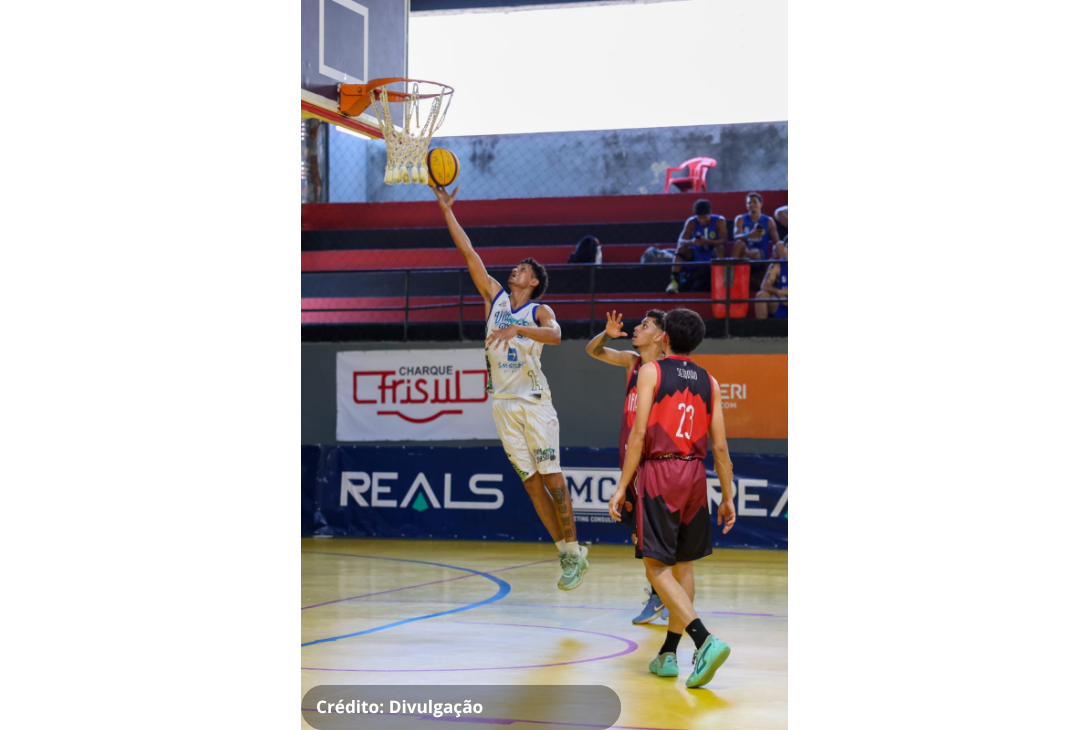 Foto de uma das competições do regional nordeste de basquete 3x3.