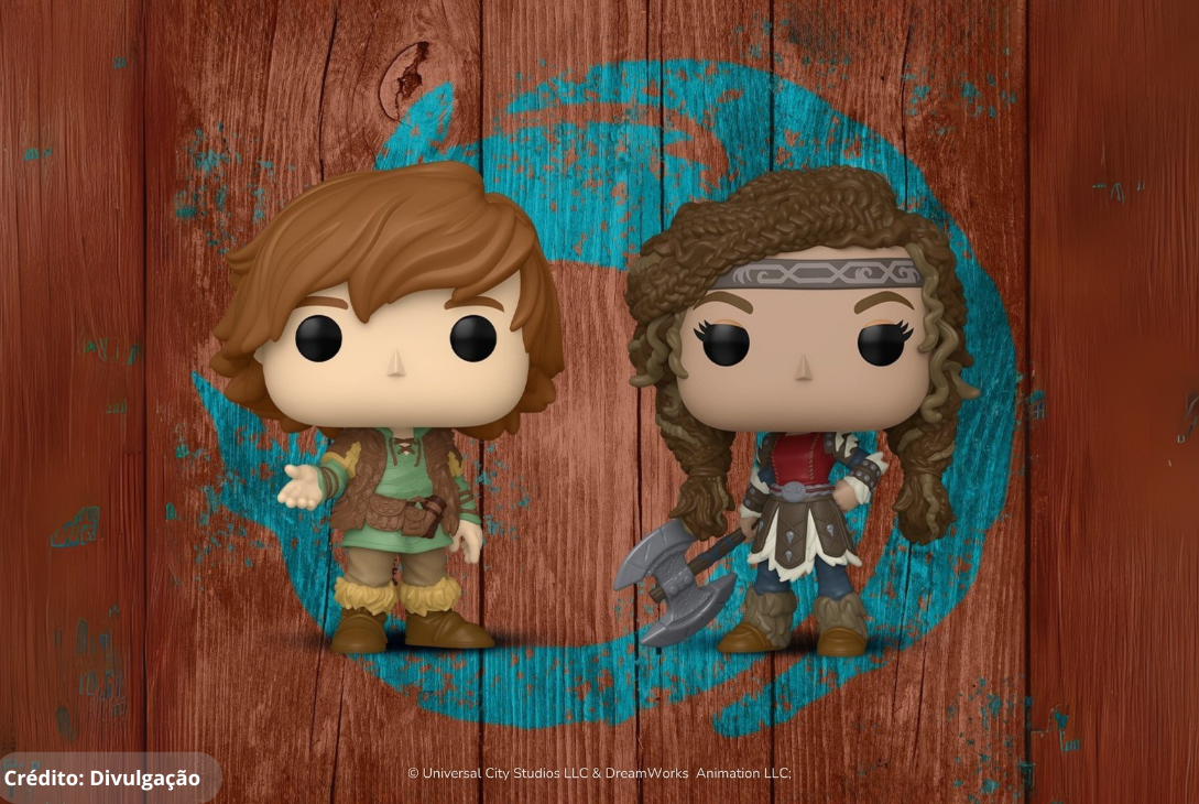 Funkos do filme live action Como Treinar Seu Dragão.