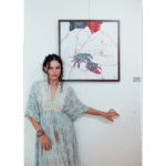 Foto da artista plástica Lalin Witch.