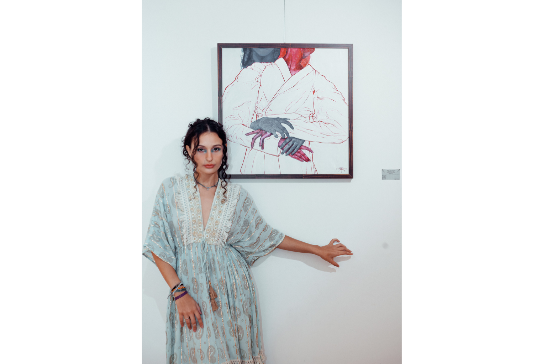 Foto da artista plástica Lalin Witch.