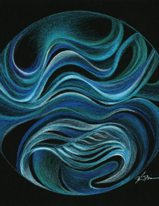 Quadro da artista plástica Lucia Bianconi.