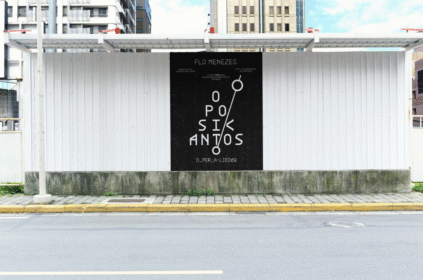 Foto-montagem com banner de divulgação do evento.