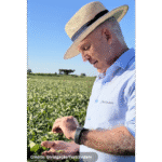 Foto do produtor agrícola Evandro Martins.