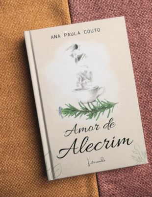 Montagem com capa do livro.