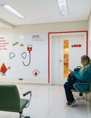 Foto do GSH Banco de Sangue de São Paulo.