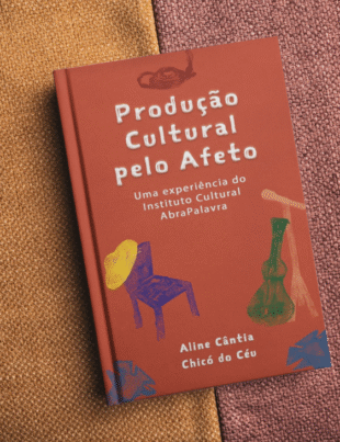 Montagem com capa do livro.