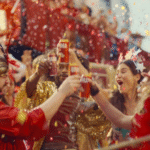 Foto de um bloquinho de Carnaval.