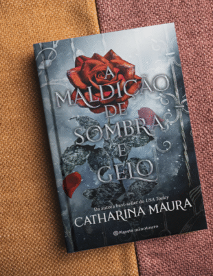 Montagem com capa do livro.