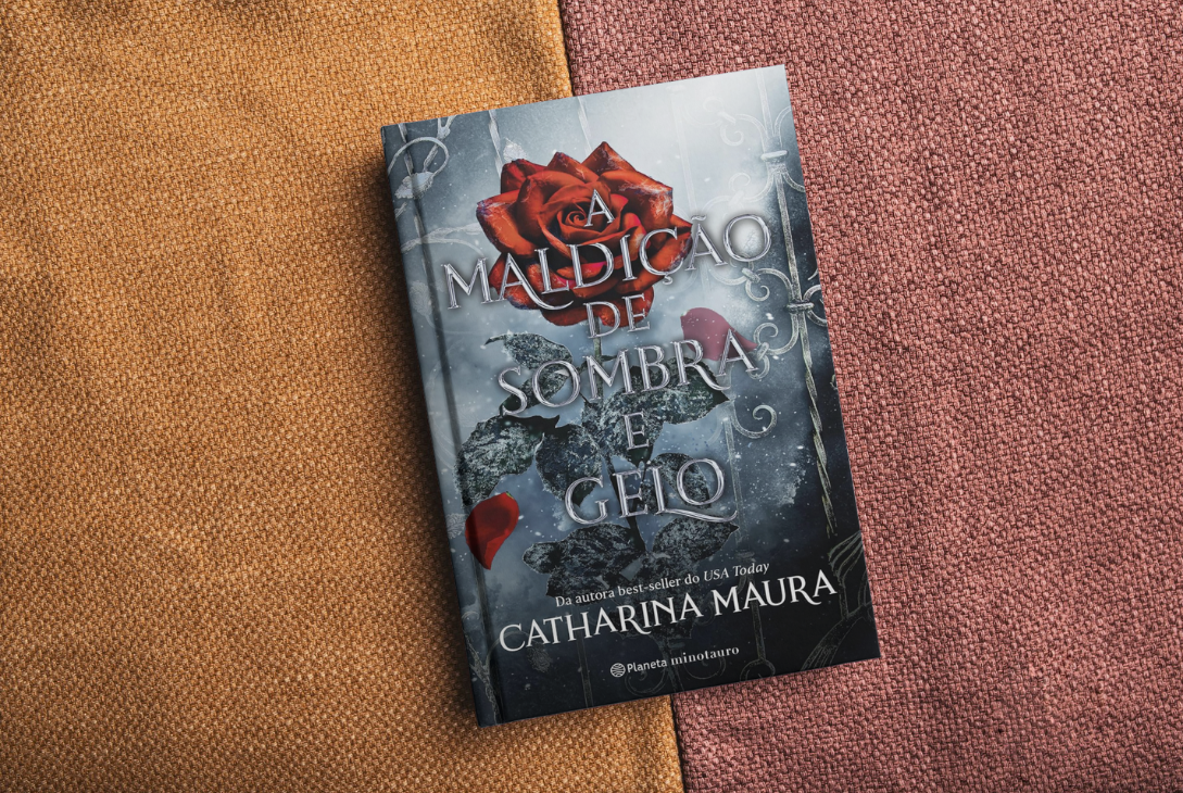 Montagem com capa do livro.