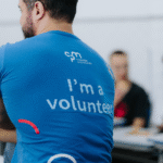 Foto de voluntário da ONG.