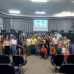 Foto do evento de lançamento literário de Fabiano Ferreira.
