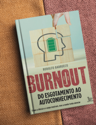 Montagem com capa do livro.