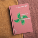 Montagem com capa do livro.