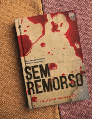 Montagem com capa do livro.