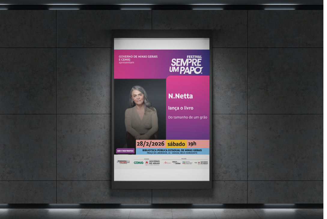 Mockup com banner do evento.