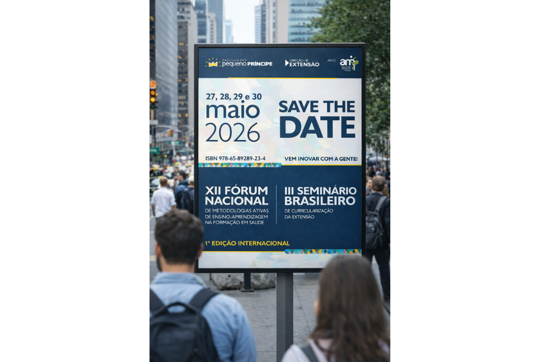 Mockup com banner do evento.