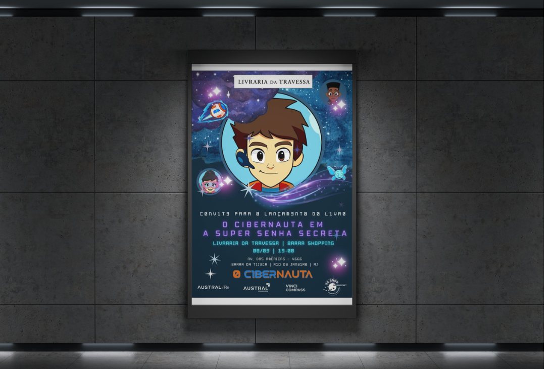 Mockup com banner do evento.