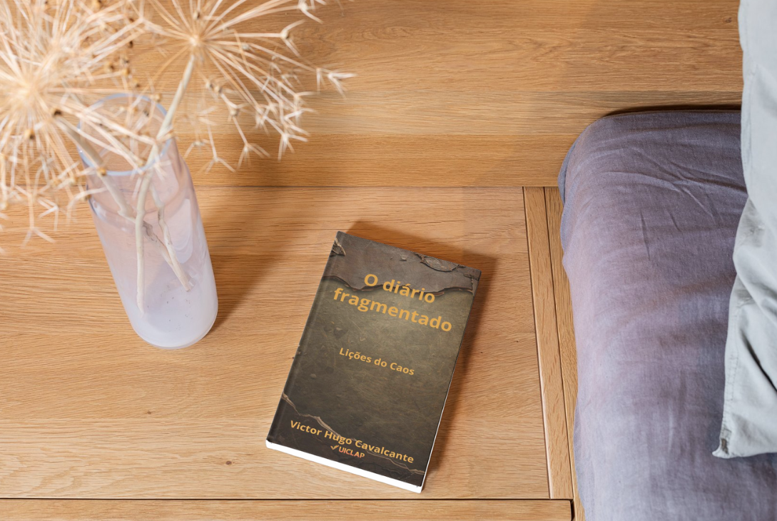 Mockup com capa do livro.