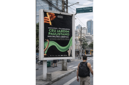 Mockup com banner do evento.