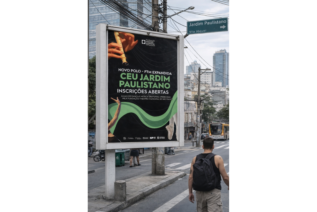 Mockup com banner do evento.