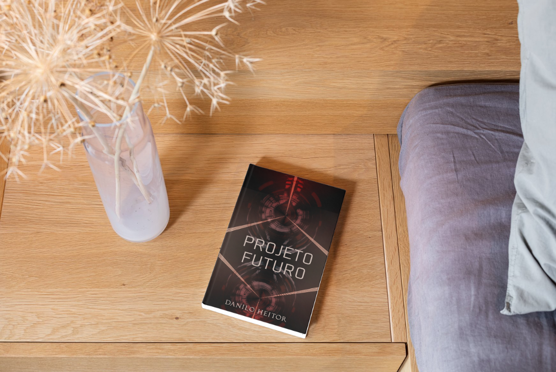 Mockup com capa do livro.