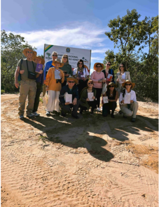 Foto de um dos passeios realizados pelo projeto.