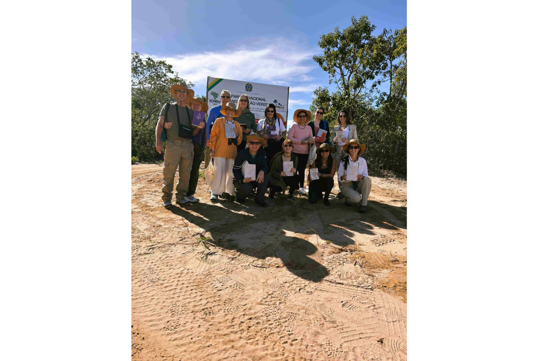 Foto de um dos passeios realizados pelo projeto.