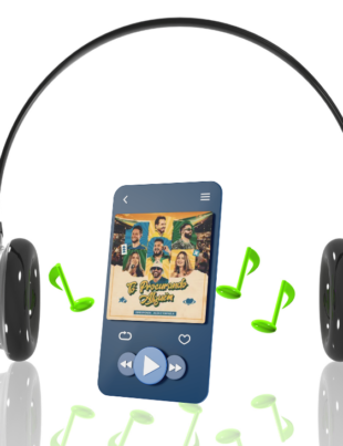 Mockup com capa do single.