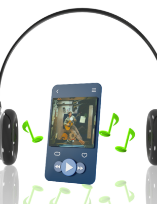 Mockup com capa do álbum.