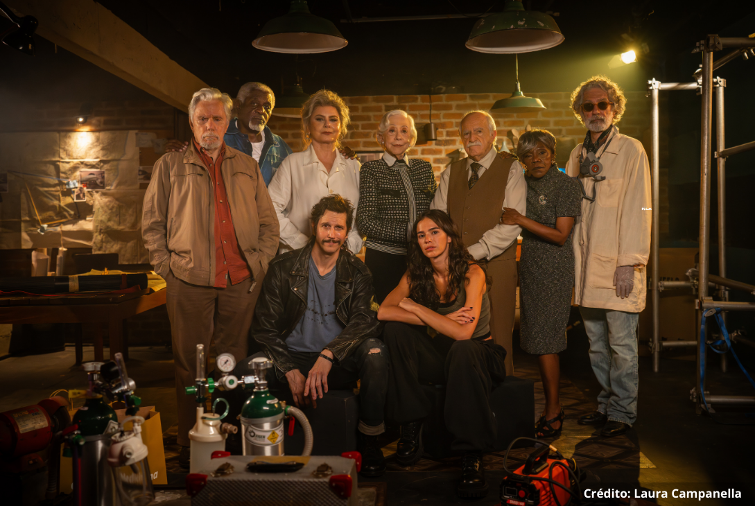 Foto do elenco do filme.