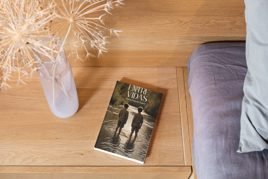 Mockup com capa do livro.