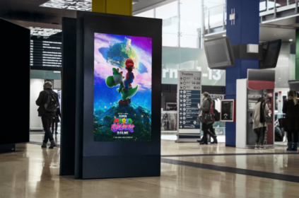 Mockup com cartaz do filme.