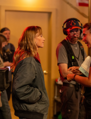 Foto dos bastidores do filme “Uma segunda chance”.