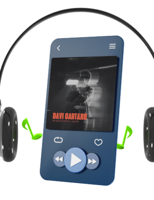 Mockup com capa do single.