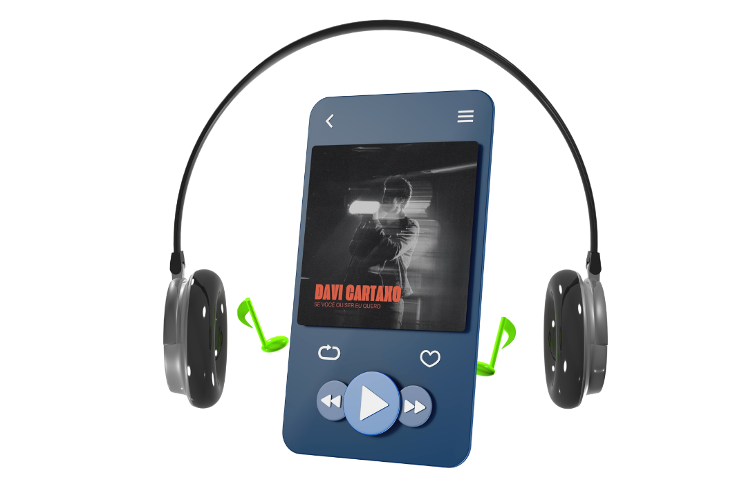 Mockup com capa do single.